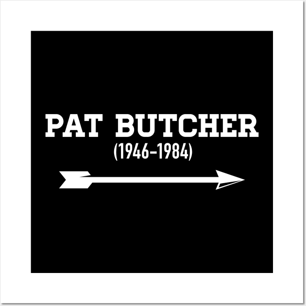 Pat Butcher - Ghosts - white Wall Art by DAFTFISH